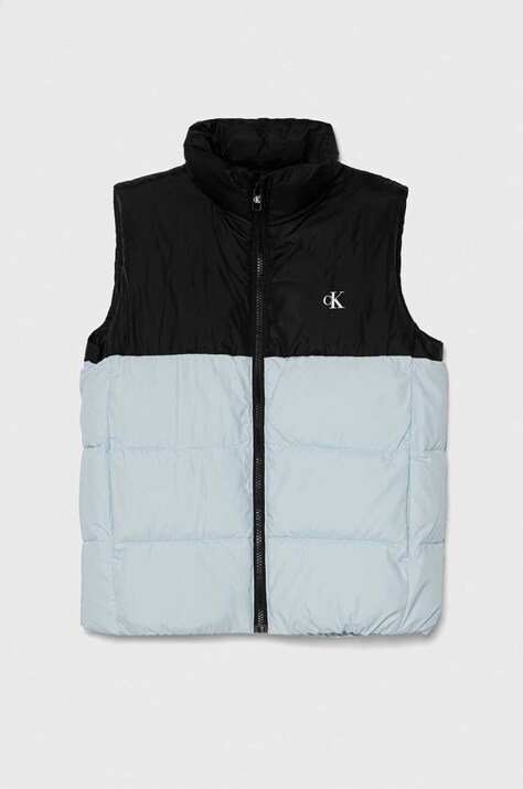 Calvin Klein Jeans gilet da bambino colore blu