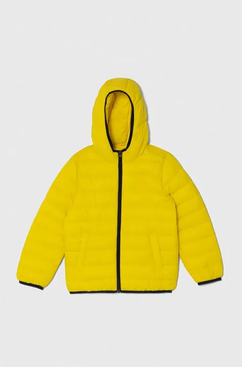 Дитяча куртка United Colors of Benetton колір жовтий