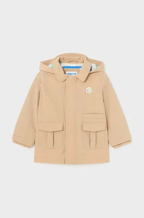 Куртка для немовлят Mayoral колір бежевий
