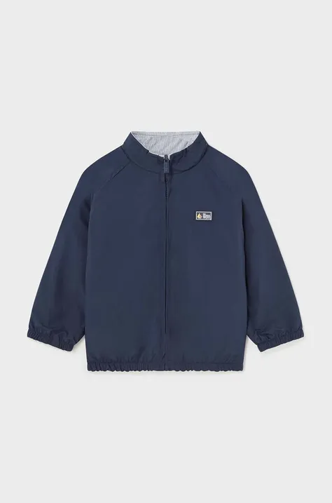 Obojestranska jakna za dojenčke Mayoral mornarsko modra barva