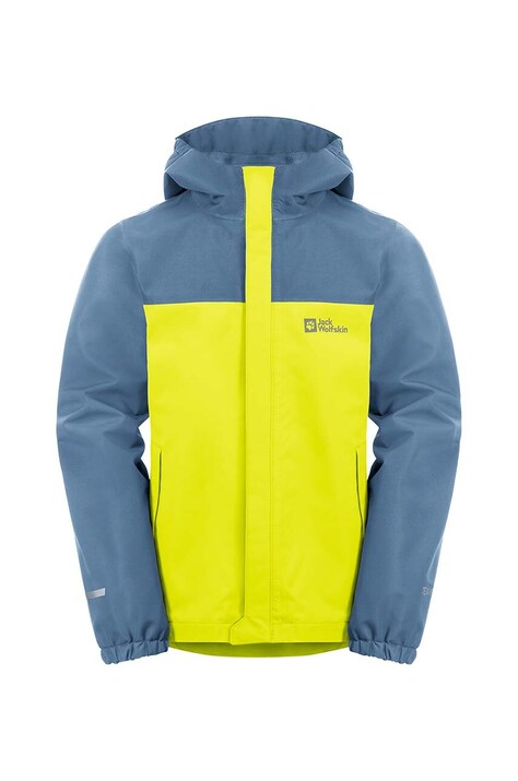 Jack Wolfskin geaca de ploaie copii TUCAN culoarea galben