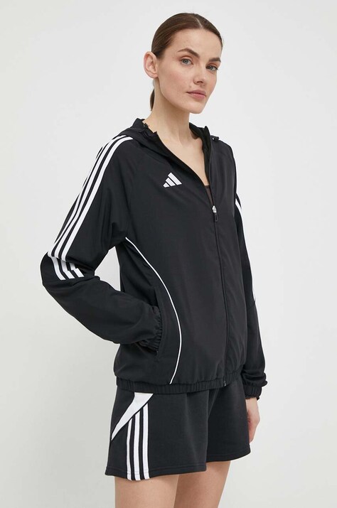 Куртка для тренировок adidas Performance Tiro 24 цвет чёрный переходная IM8805