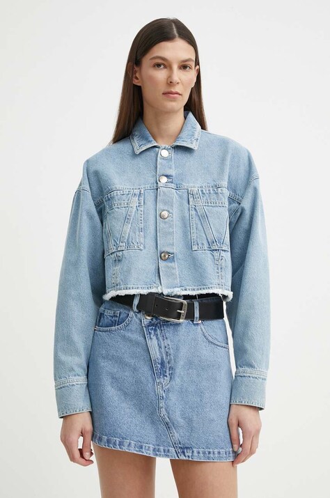 Alohas geacă din denim femei, de tranziție, oversized