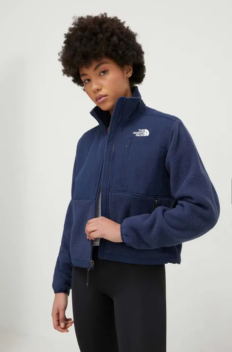 The North Face joggers sweatshirt women's navy blue color
