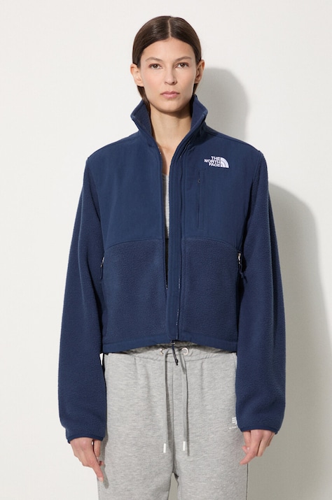 The North Face sweatshirt women's navy blue color
