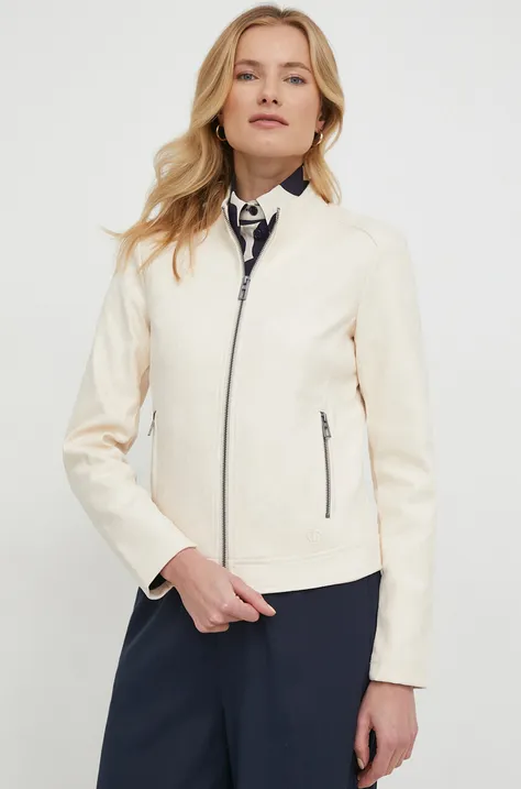 Куртка Desigual жіноча колір бежевий перехідна