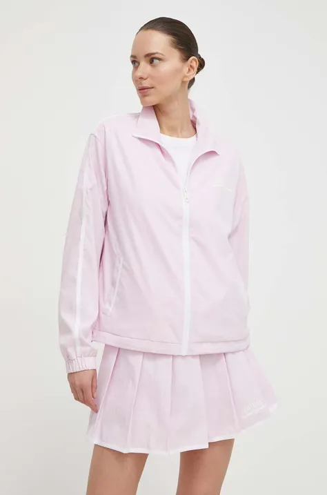 Куртка Guess ARLETH жіноча колір рожевий перехідна V4GL01 WG2Q0
