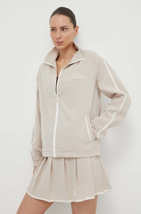 Куртка Guess ARLETH женская цвет бежевый переходная V4GL01 WG2Q0