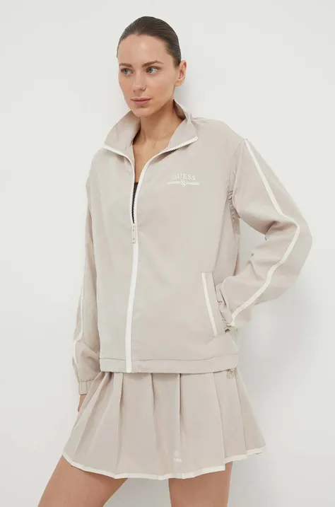 Куртка Guess ARLETH жіноча колір бежевий перехідна V4GL01 WG2Q0