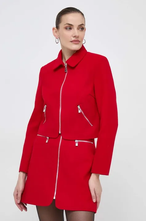 Куртка Morgan жіноча колір червоний перехідна