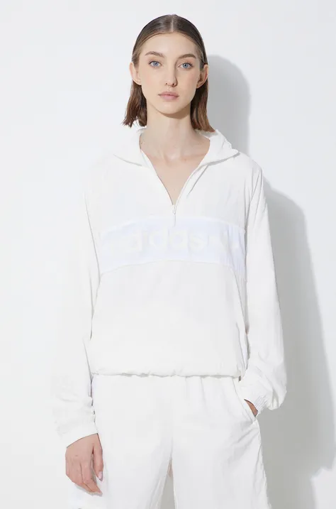 Куртка adidas Originals жіноча колір білий перехідна IR5282