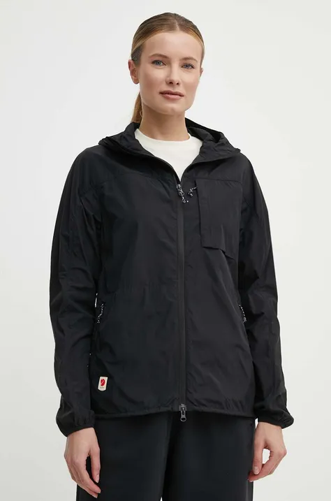 Куртка Fjallraven High Coast жіноча колір чорний перехідна F83516
