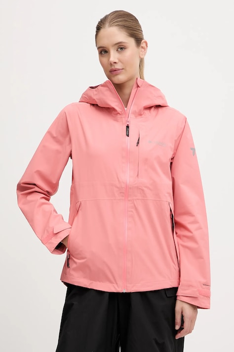 Turistická bunda Columbia Ampli-Dry II oranžová farba, 2071421