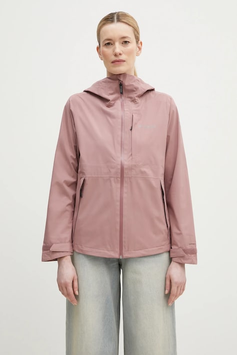 Outdoorová bunda Columbia Ampli-Dry II růžová barva, 2071421
