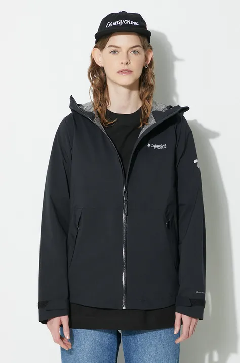 Куртка outdoor Columbia Ampli-Dry II колір чорний 2071421