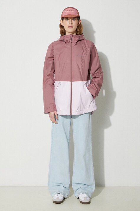 Куртка outdoor Columbia Inner Limits III колір рожевий