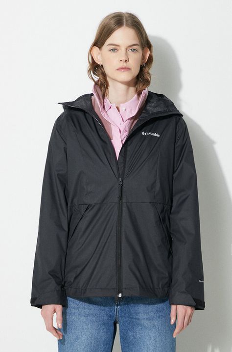 Outdoor jakna Columbia Inner Limits III boja: crna