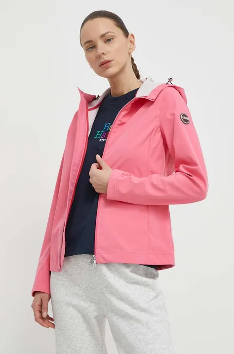 Colmar kurtka damska kolor różowy przejściowa