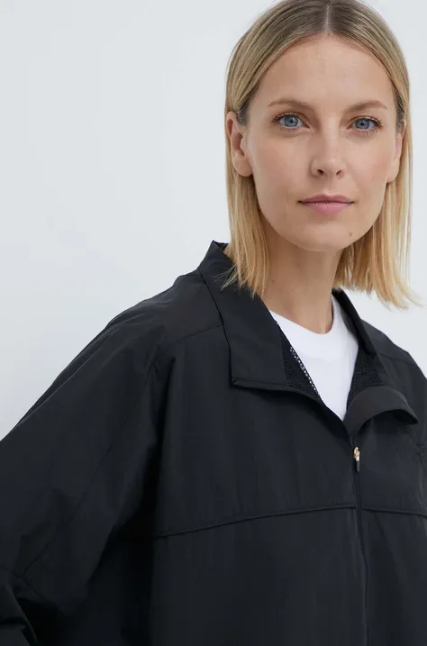 Куртка P.E Nation жіноча колір чорний перехідна oversize