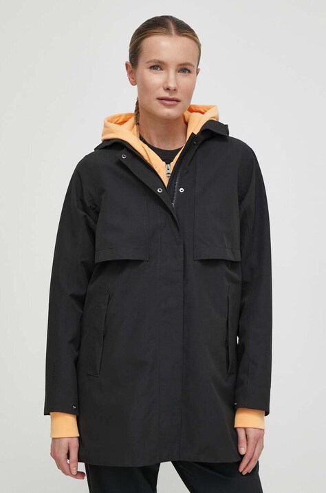 Дождевик Helly Hansen женская цвет чёрный переходная 54090