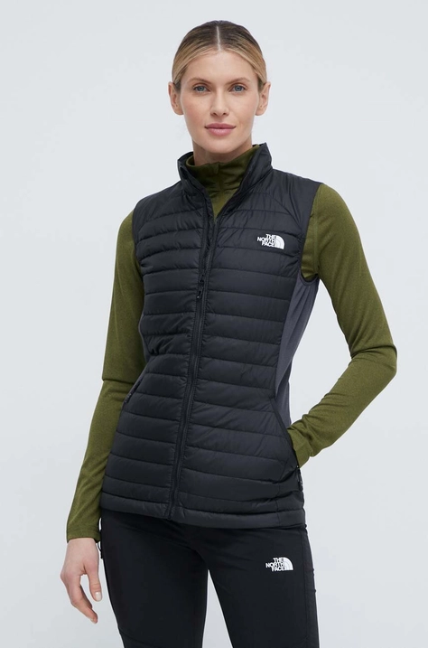 The North Face sportos mellény Hybrid fekete, átmeneti