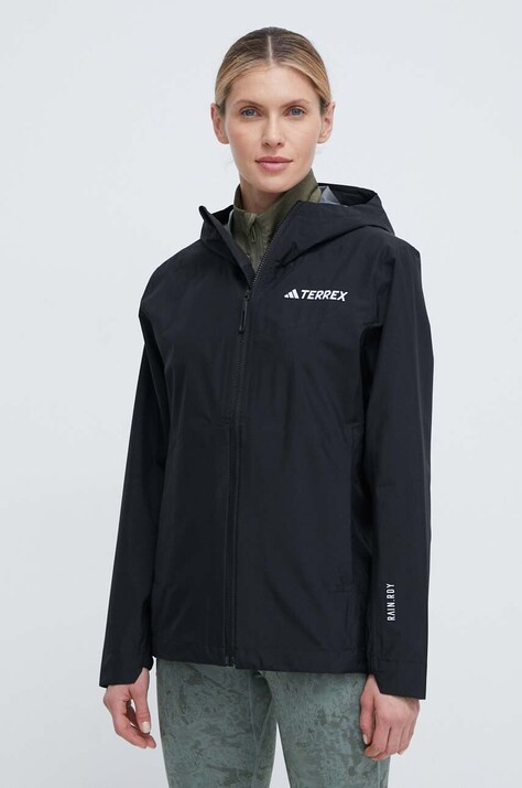 adidas TERREX geacă de ploaie Multi 2.5 RDY femei, culoarea negru, IP1513