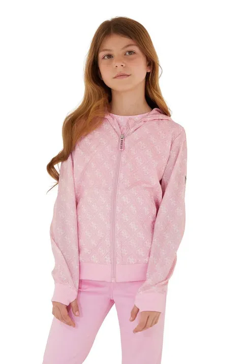 Dječja jakna Guess boja: ružičasta
