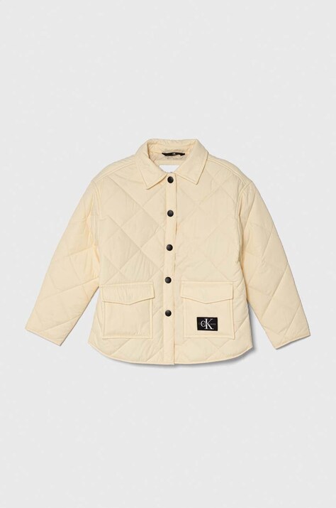 Calvin Klein Jeans giacca bambino/a colore beige