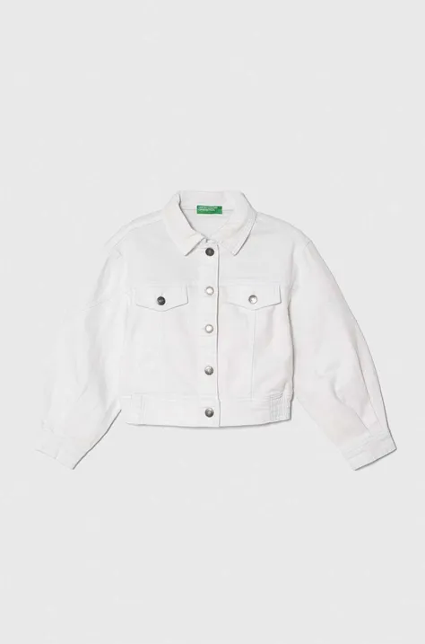 Dječja jakna United Colors of Benetton boja: bijela