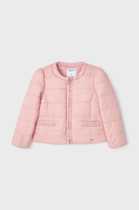 Παιδικό μπουφάν Mayoral χρώμα: ροζ
