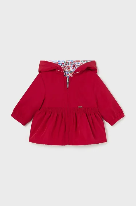 Двусторонняя детская куртка Mayoral Newborn цвет красный