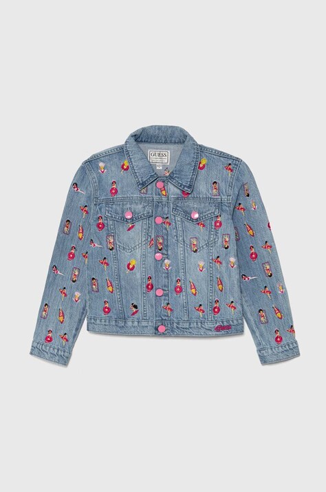 Guess geacă din denim pentru copii