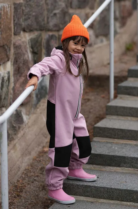 Παιδική ολόσωμη φόρμα Reima Nurmes χρώμα: ροζ