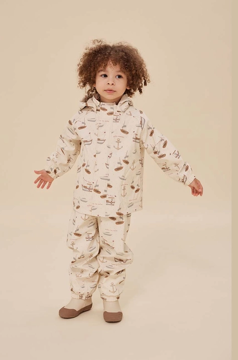 Konges Sløjd set da pioggia per bambini colore beige