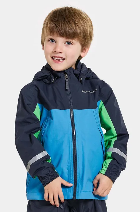 Дитяча куртка Didriksons PILVI KIDS JKT колір зелений