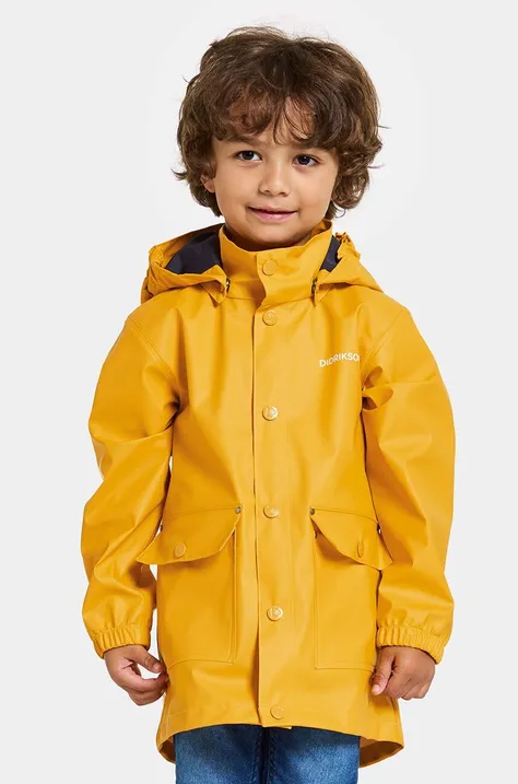 Παιδικό μπουφάν Didriksons JOJO KIDS JKT χρώμα: κίτρινο