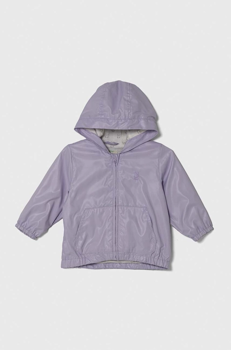 United Colors of Benetton geaca bebe culoarea violet