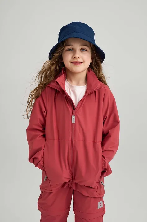 Otroška jakna Reima Turvaisa rdeča barva