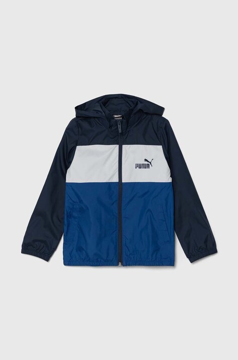 Детская куртка Puma ESS+ CB Windbreaker цвет синий