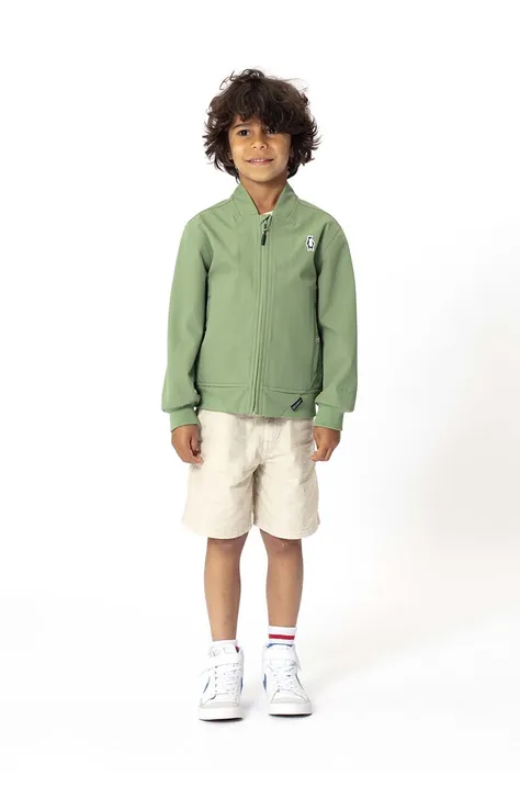 Παιδικό μπουφάν Gosoaky SHINING MONKEY χρώμα: πράσινο