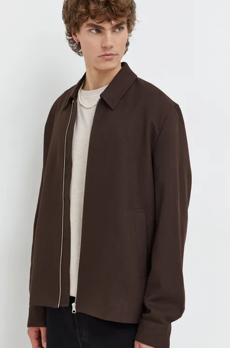 Les Deux rövid kabát férfi, barna, átmeneti