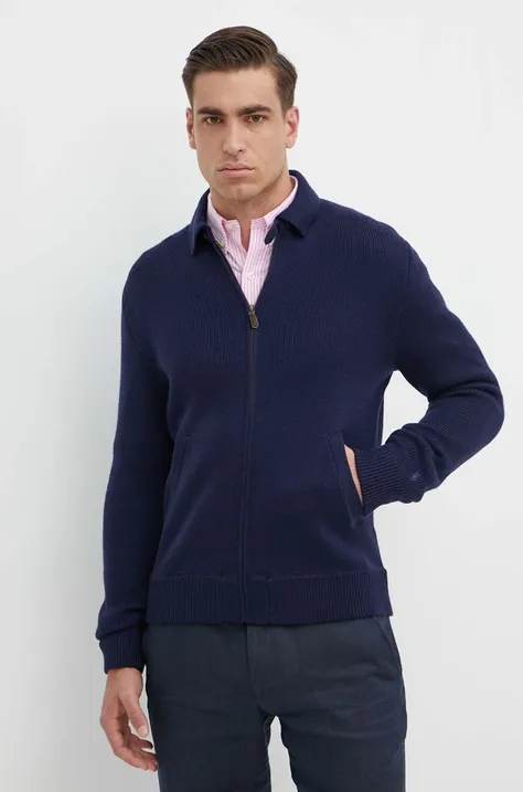 Vlněný svetr Polo Ralph Lauren tmavomodrá barva, 710A33361