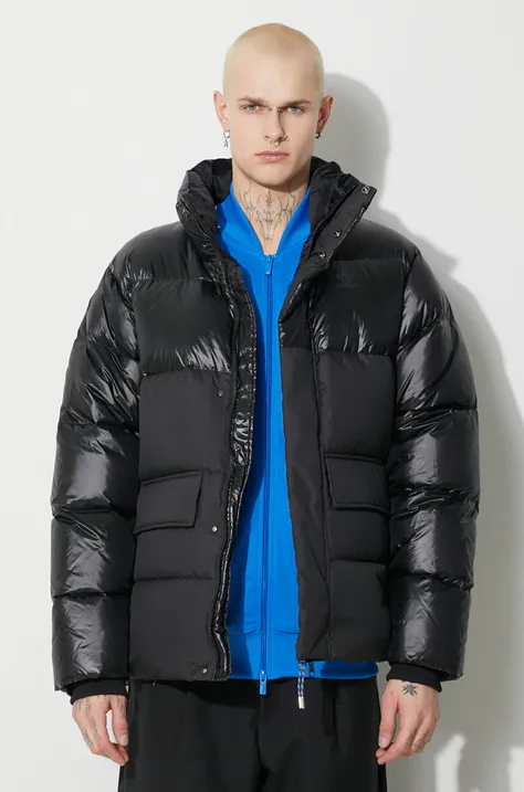 Пухова куртка adidas Originals чоловіча колір чорний зимова