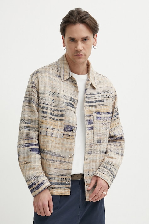 Куртка-рубашка IRO цвет бежевый переходная oversize