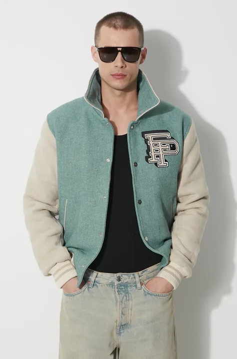 Filling Pieces wool jacket green color 78616981033