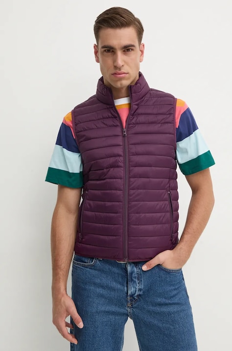 United Colors of Benetton vesta barbati, culoarea violet, de tranzitie