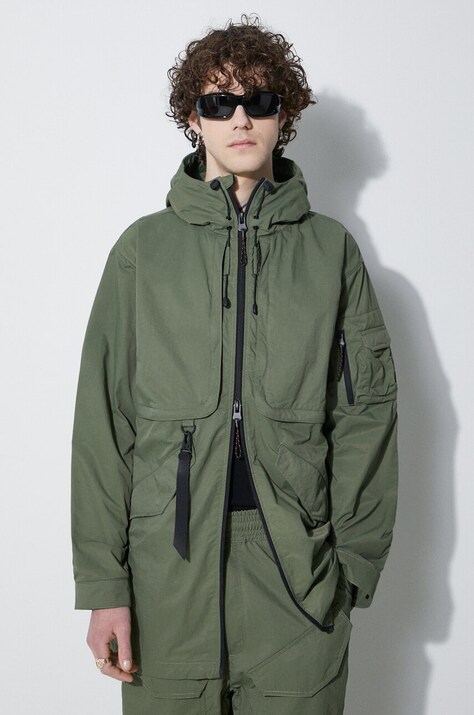 Alpha Industries geaca Utility Fishtail UV barbati, culoarea verde, de tranzitie, 146117UV