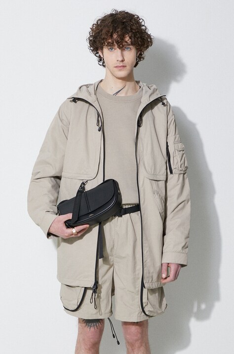 Куртка Alpha Industries Utility Fishtail UV чоловіча колір бежевий перехідна 146117UV