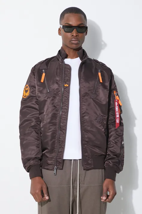 Alpha Industries jacket Falcon II men's brown color 156109