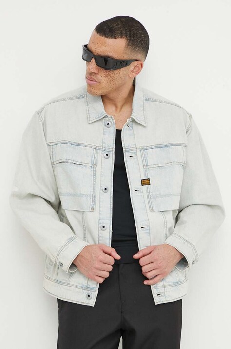 G-Star geacă din denim bărbați, de tranziție